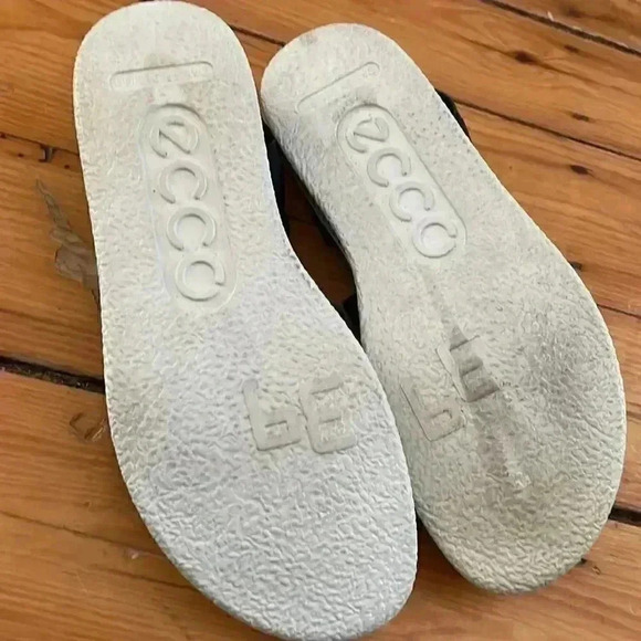 ECCO danish suede elastic slip on sandals 39 NWOB - Picture 5 of 8